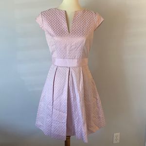 [Ted Baker] Light Pink Embroidered Dress - Size 2/Medium